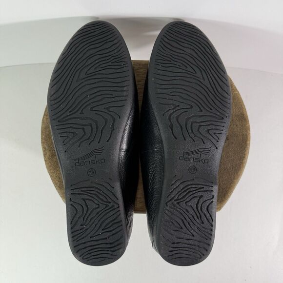 Dansko Lexie Women’s Casual Shoes Black Leather Slip-On Mules Size 39 US 8.5-9! - Picture 15 of 15